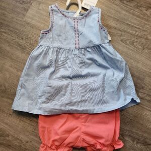 Picapino baby dress 2 piece 18 M